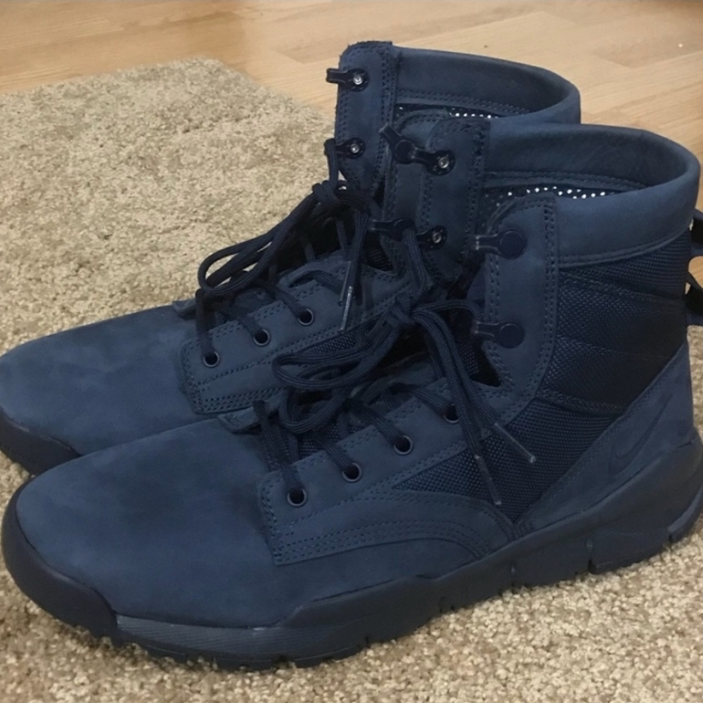Nike SFB Navy Special Forces 862507-400 6” Blue Obsidian Boots Size 12 New